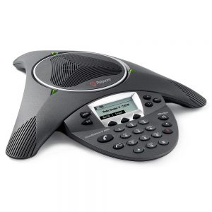 Image of Polycom SoundStation IP 6000 phone system conference station